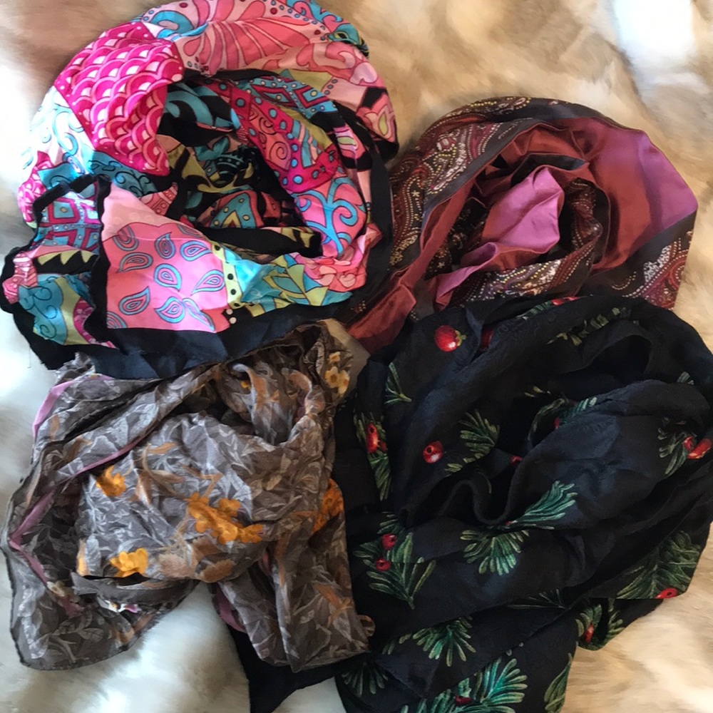 Silk scarf bundle